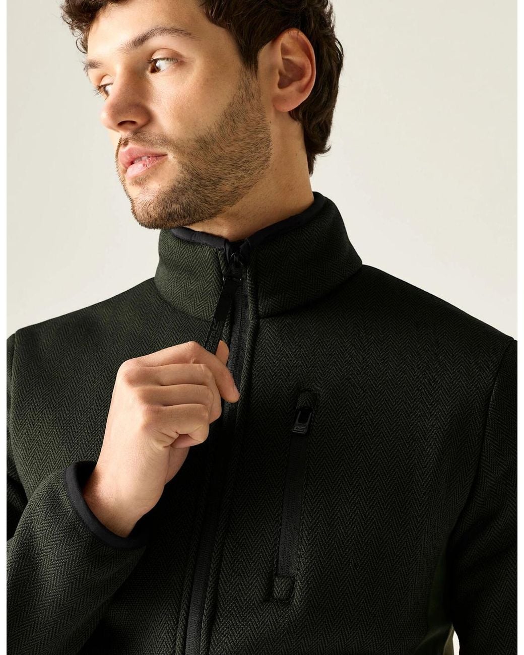 Regatta Black Brayleigh Full Zip Fleece Jacket for men