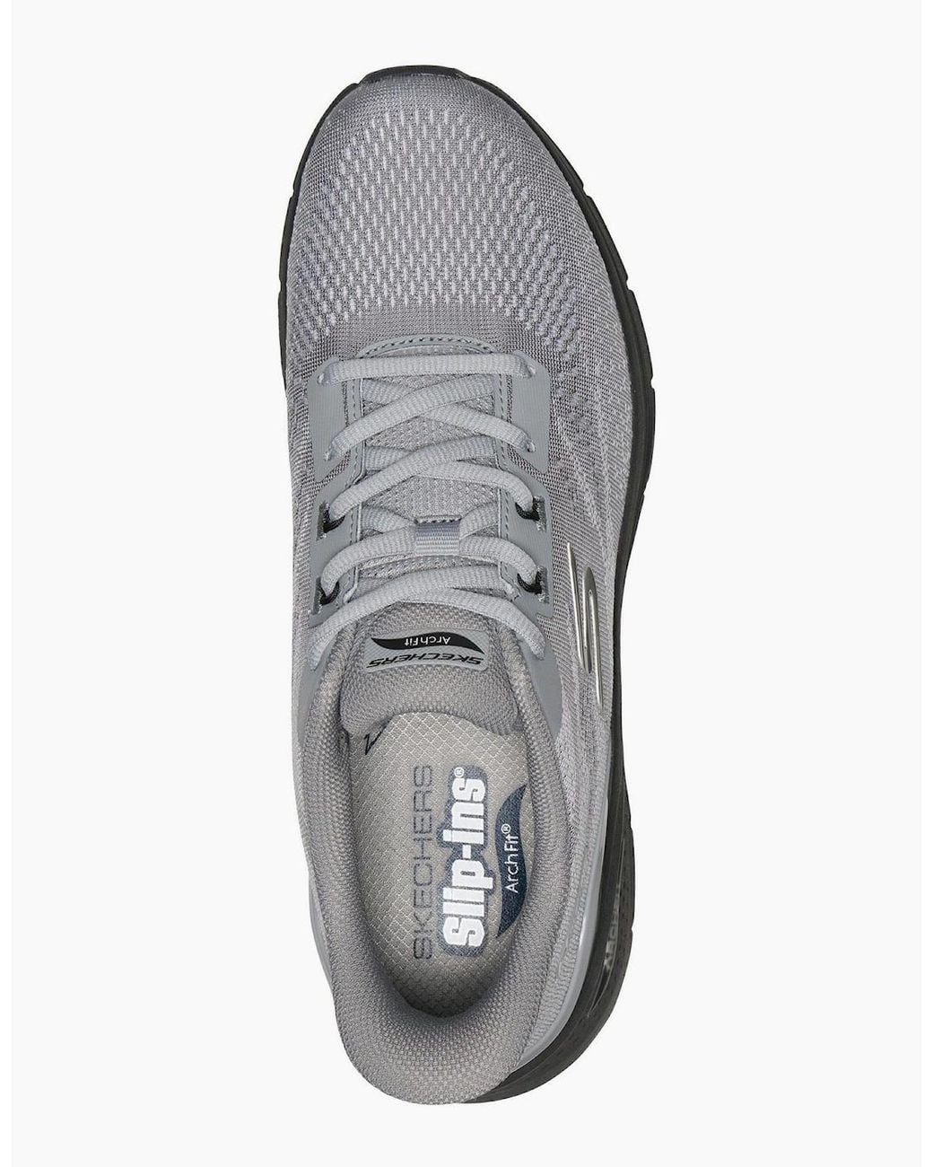 Skechers Gray Arch Fit 3.0 Textile Trainers for men