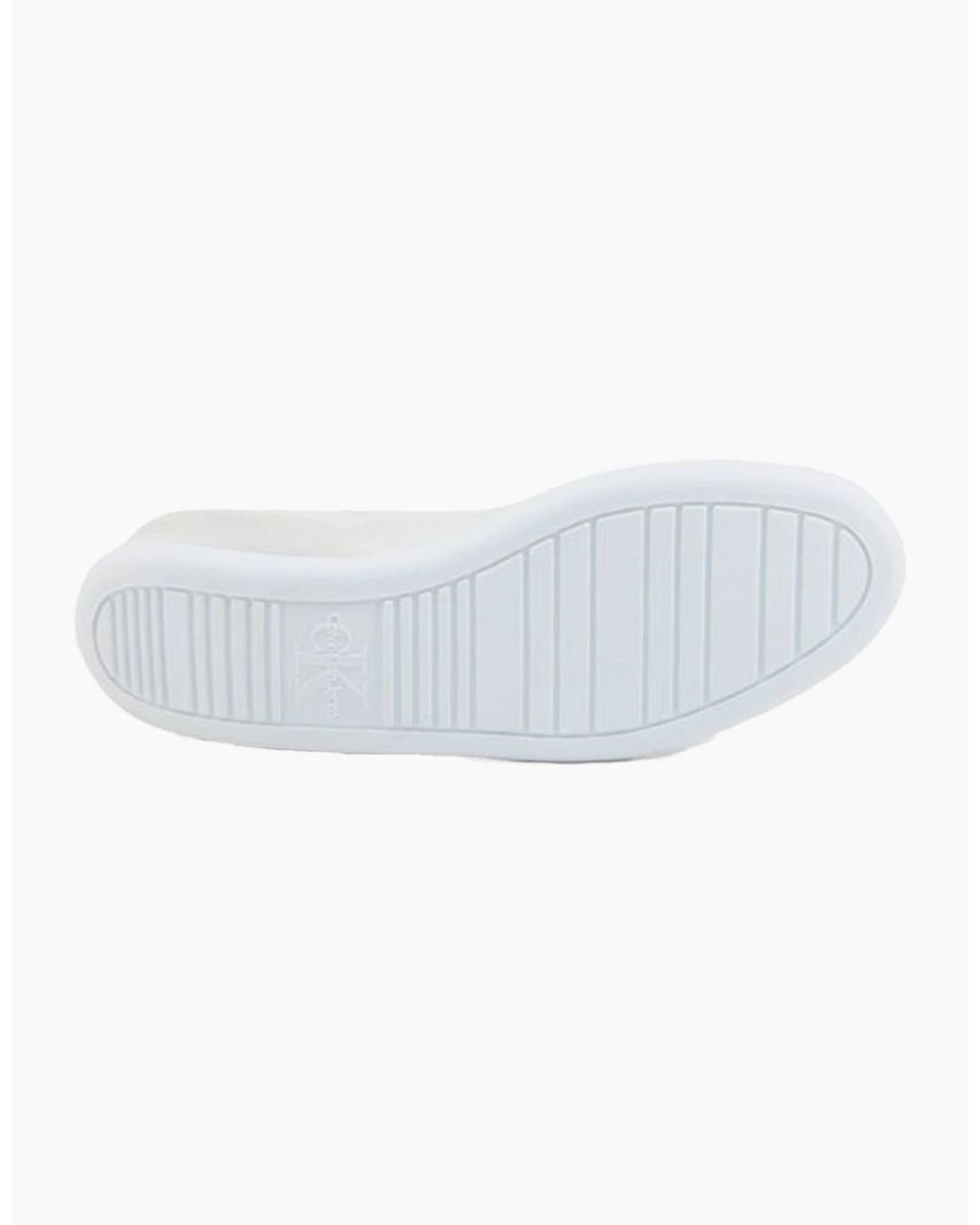 Calvin Klein White Slippers Flat Slip On Shoes