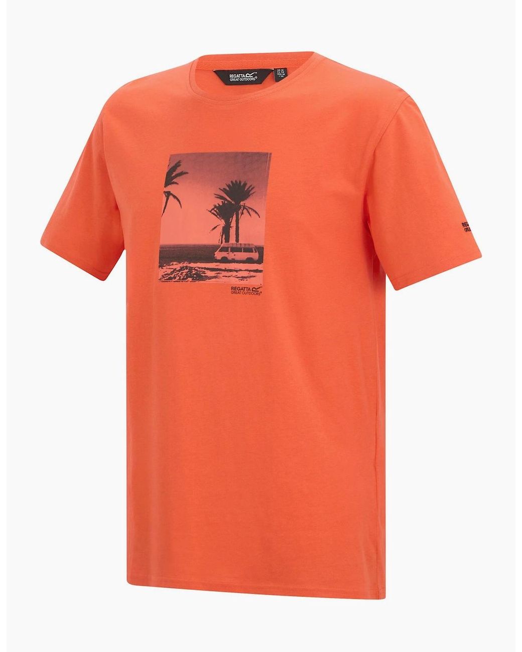 Regatta Orange Cline Ix Beach T-Shirt for men