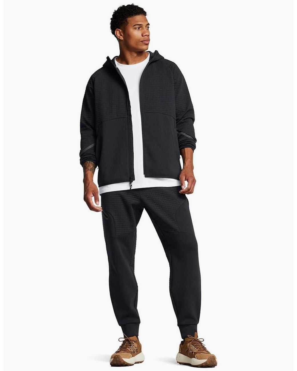 Under Armour Blue Unstoppable Zip Hoodie for men