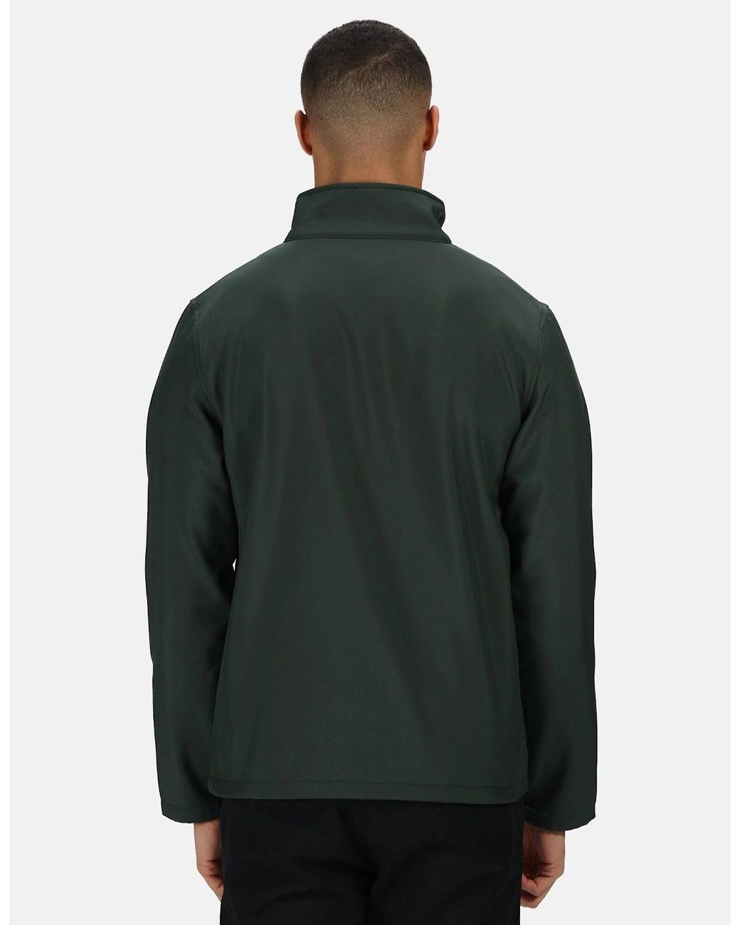 Regatta Green Standout Ablaze Printable Soft Shell Jacket for men