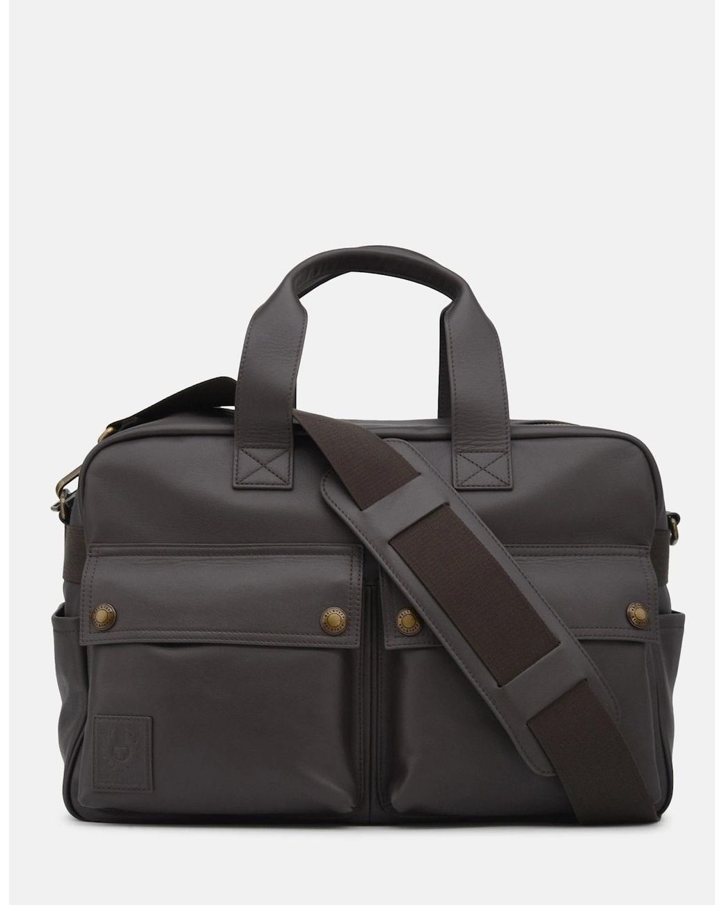 Belstaff Black Trailmaster Bag for men