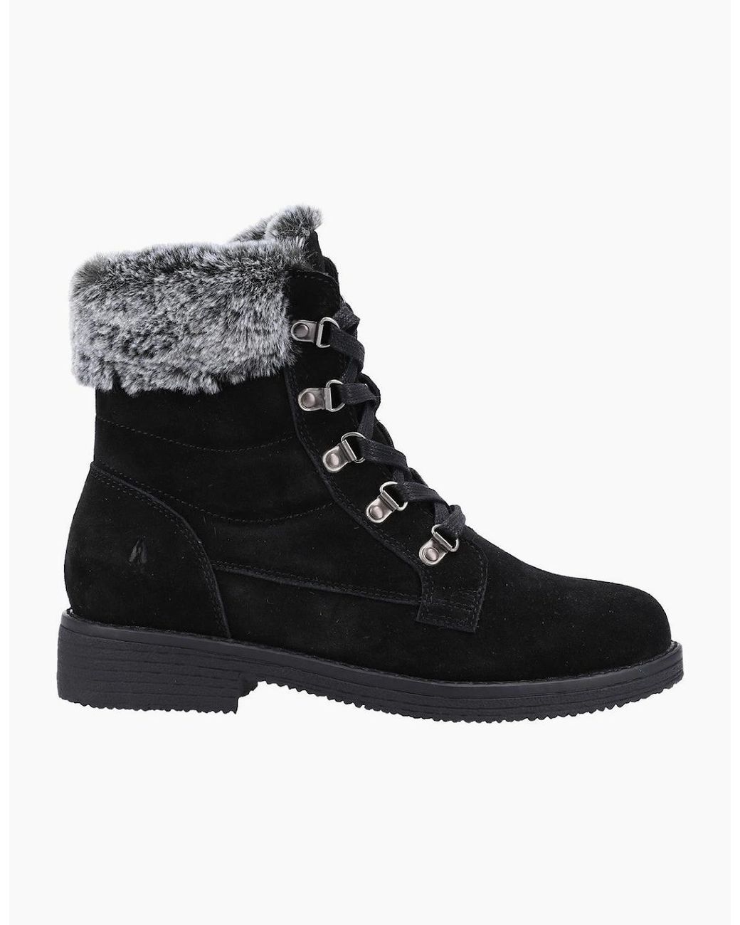 Hush Puppies Brown Florence Wide Fit Boot Ankle Boots