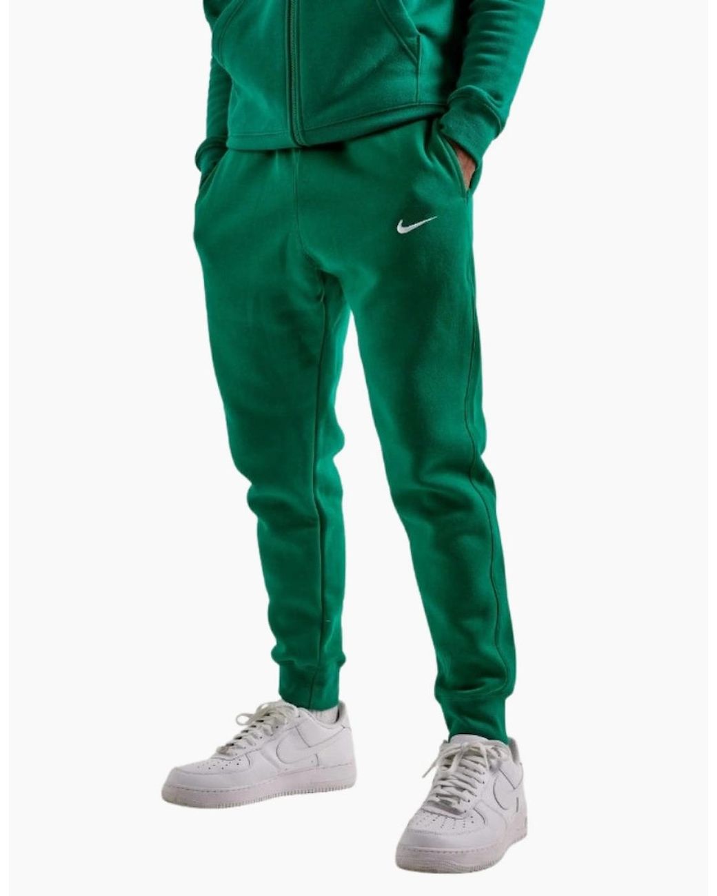 Nike Green Plain Dark Sweatpants for men