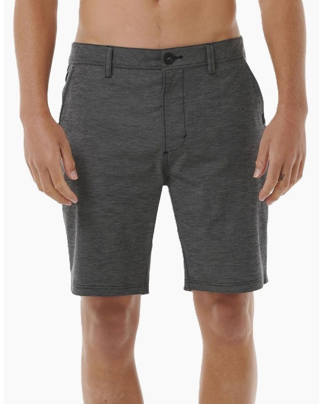 Rip Curl Gray Rip Curl Boardwalk Phase Nineteen Chino Shorts for men