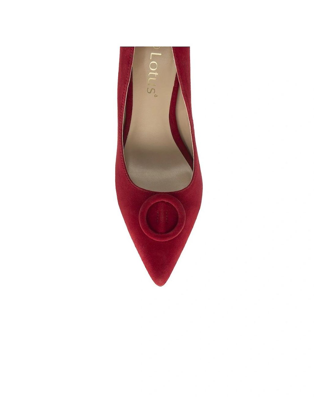 Lotus Red Henley Court Shoes