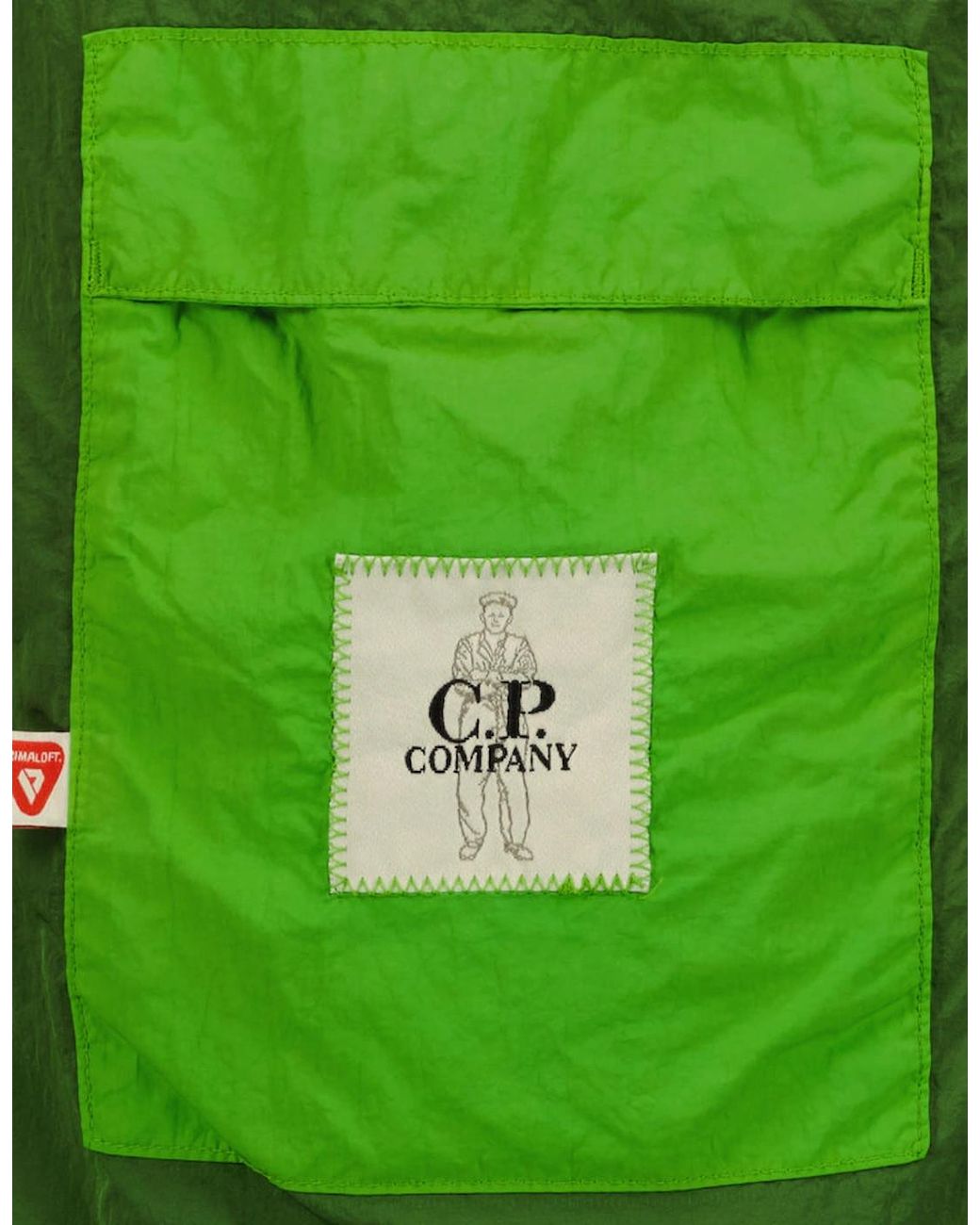 C P Company Green G.D.P. Padded Lens Vest for men