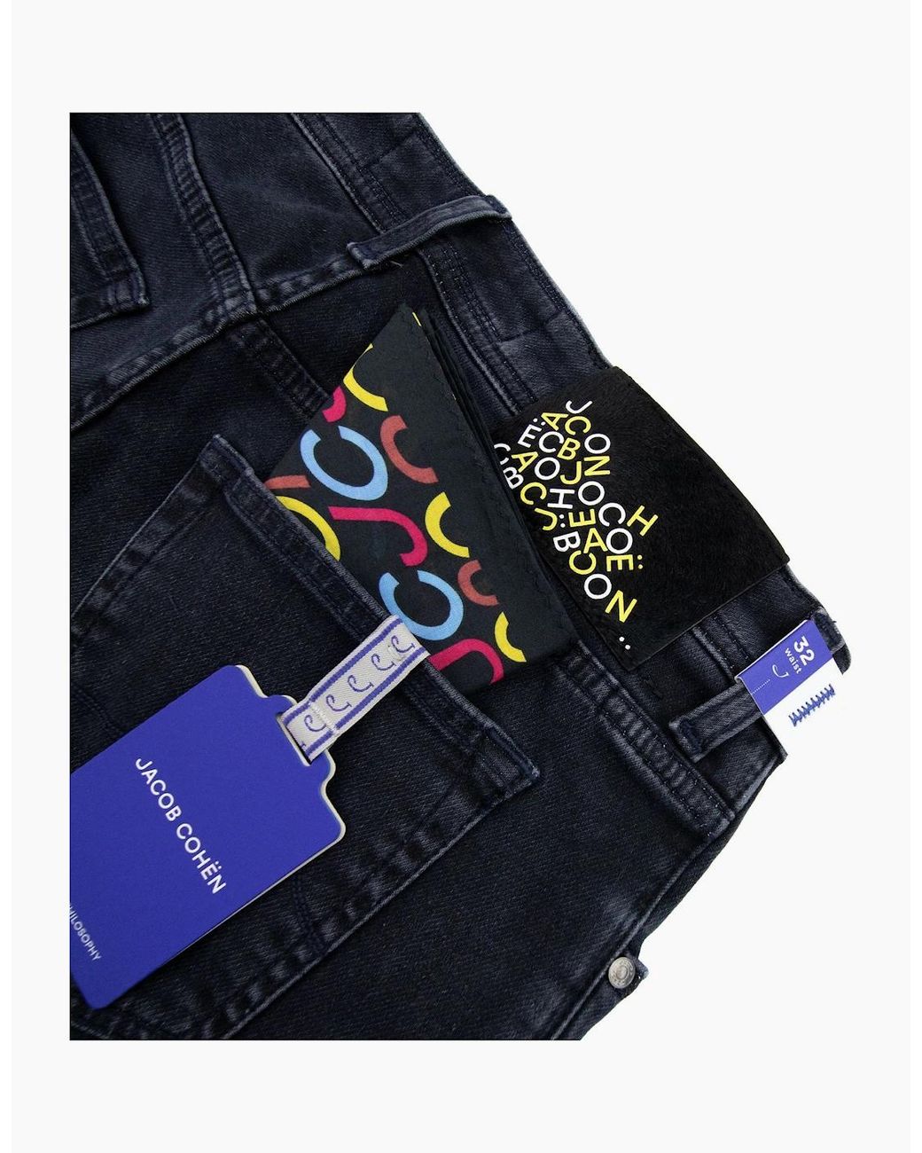 Jacob Cohen Blue Nick Super Slim Fit Jeans Dark 525D for men
