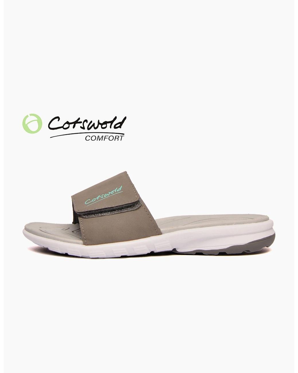 Cotswold White Classic Comfort Slider Sandals