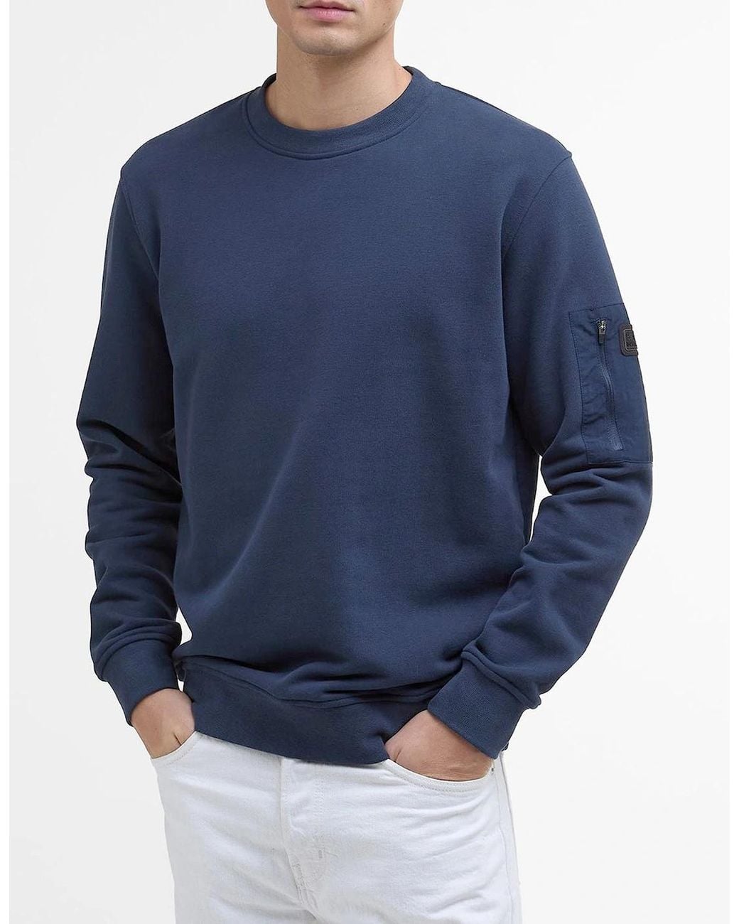 Barbour Blue Grip Sweatshirt for men