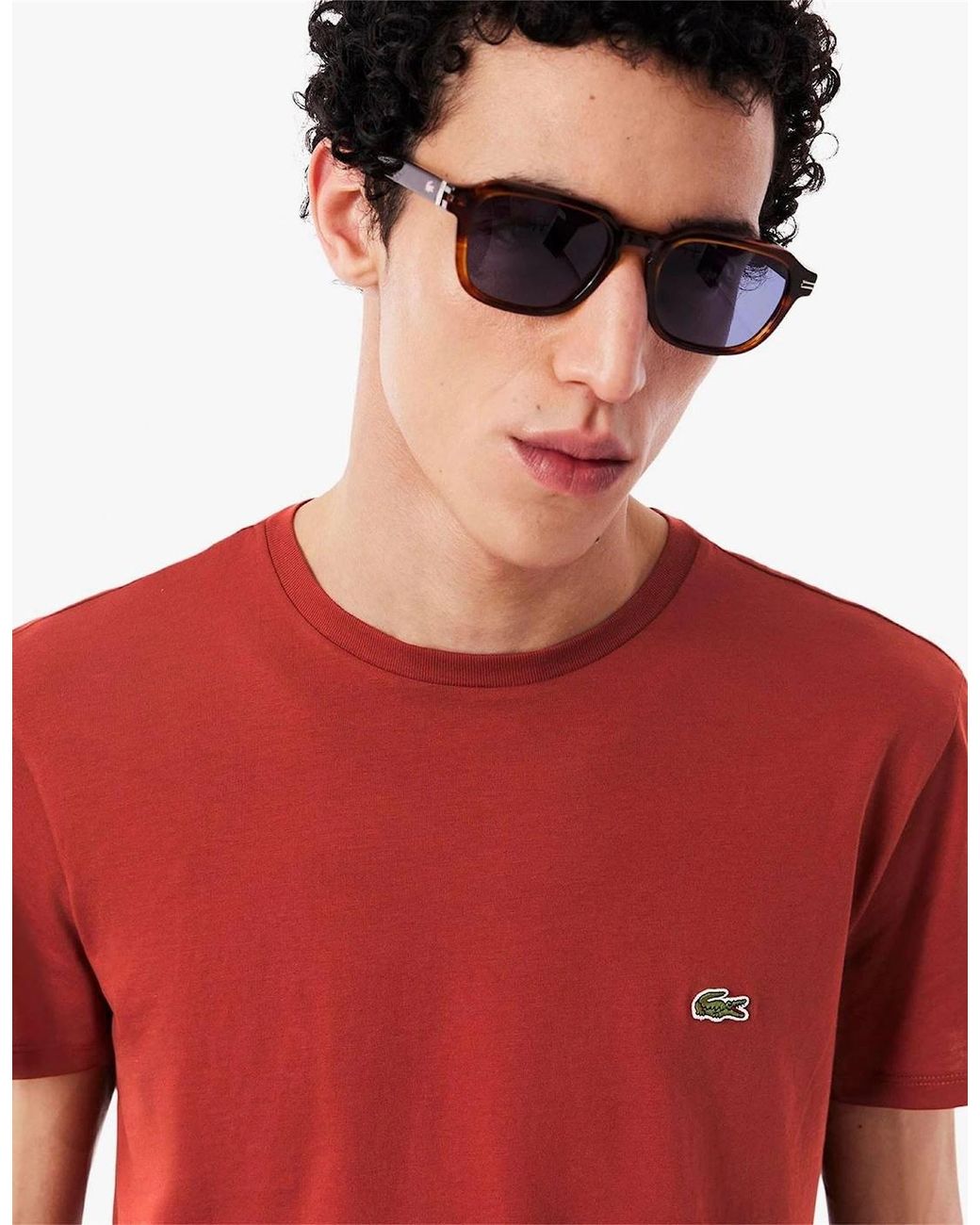 Lacoste Red Pima T Shirt for men