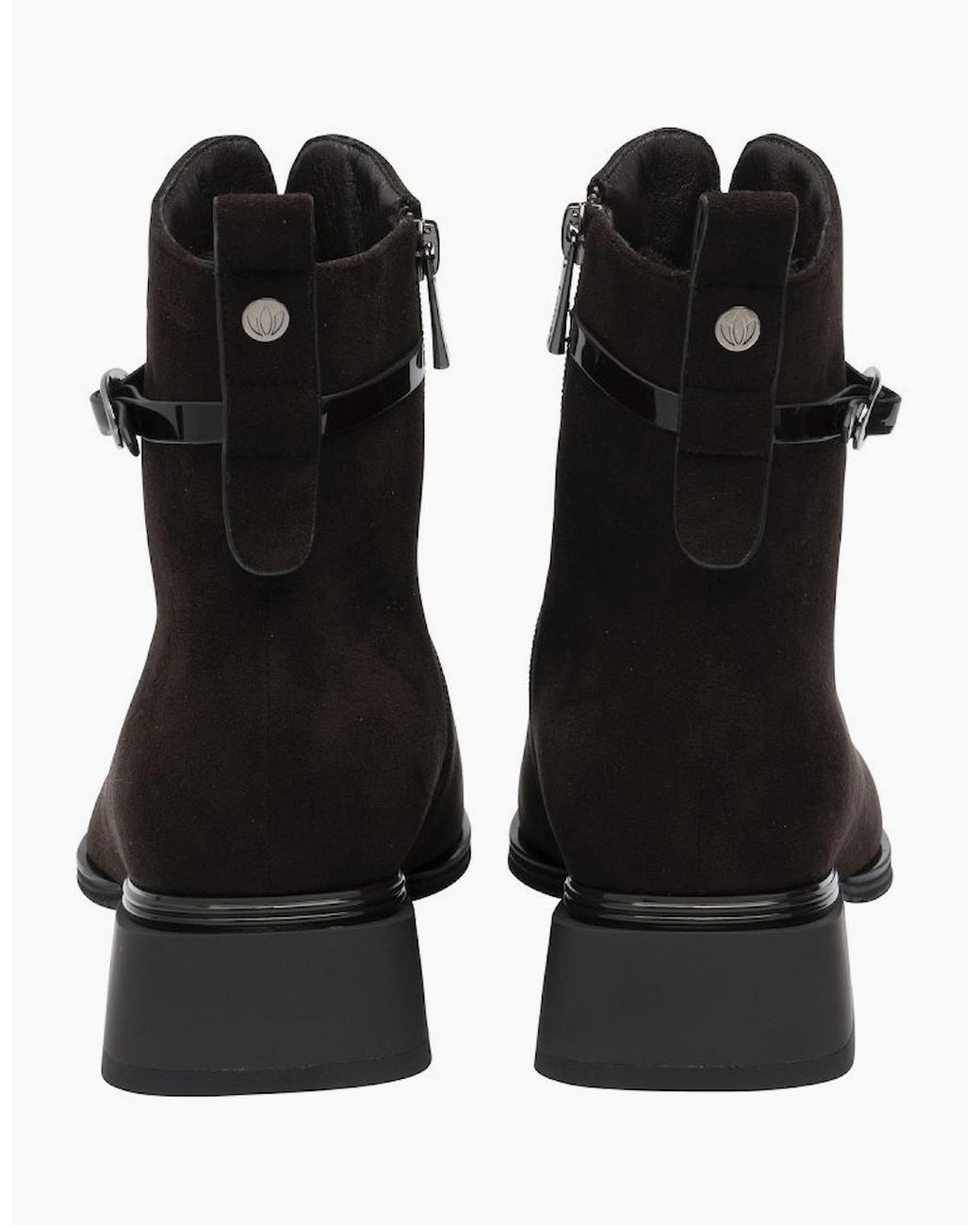 Lotus Black Unez Ankle Boots