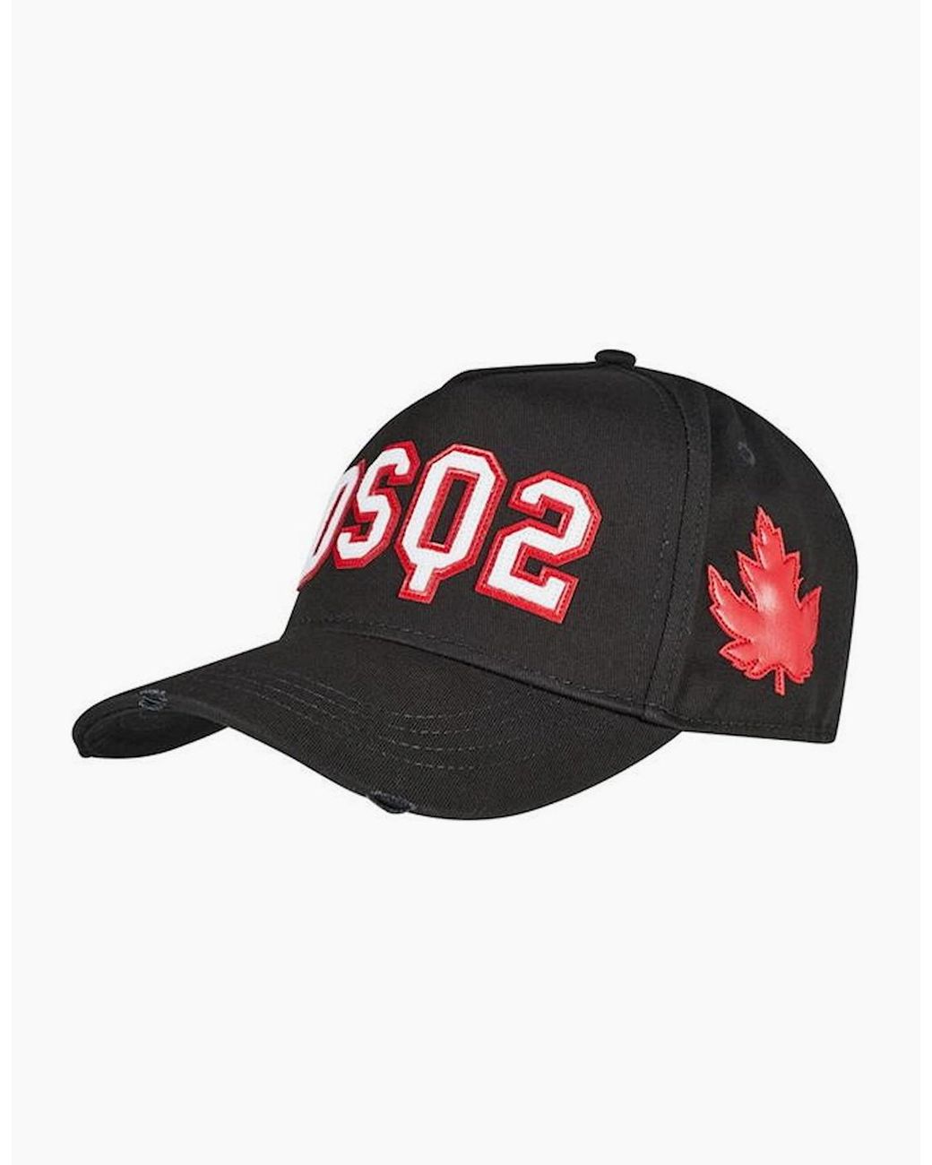 DSquared² Red Dsq2 Maple Leaf Cap Sn22 for men