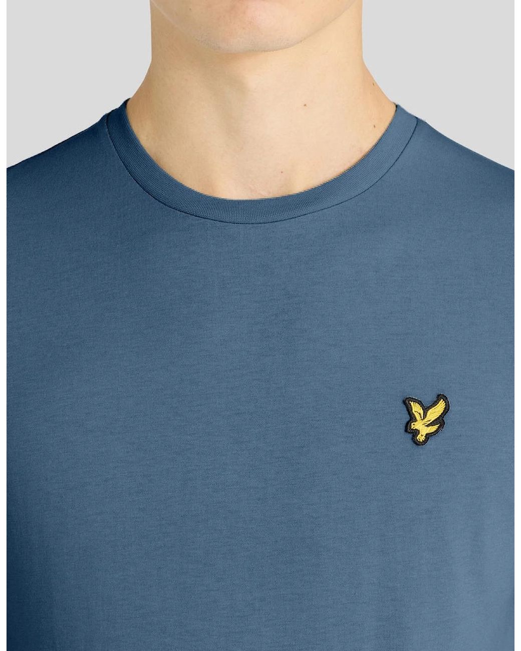 Lyle & Scott Blue Everyday Cotton Crew Neck T-Shirt for men