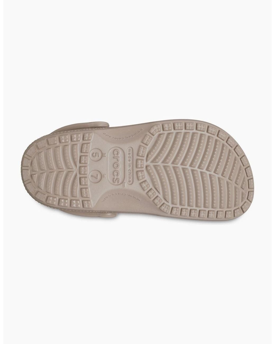 CROCSTM Brown Classic Clogs Taupe