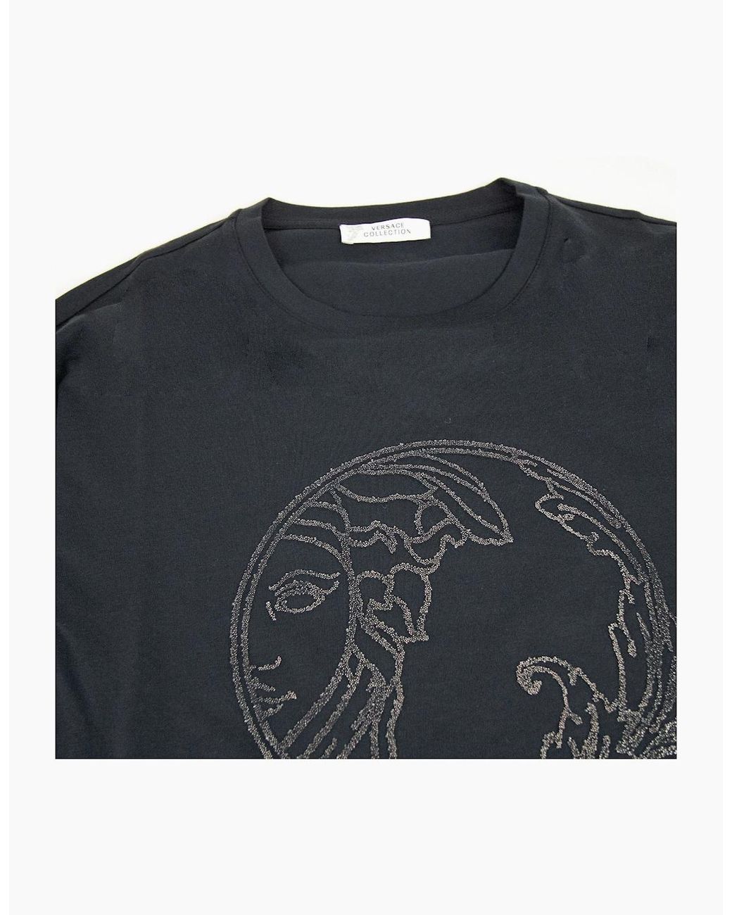 Versace Blue Medusa/S T Shirt for men