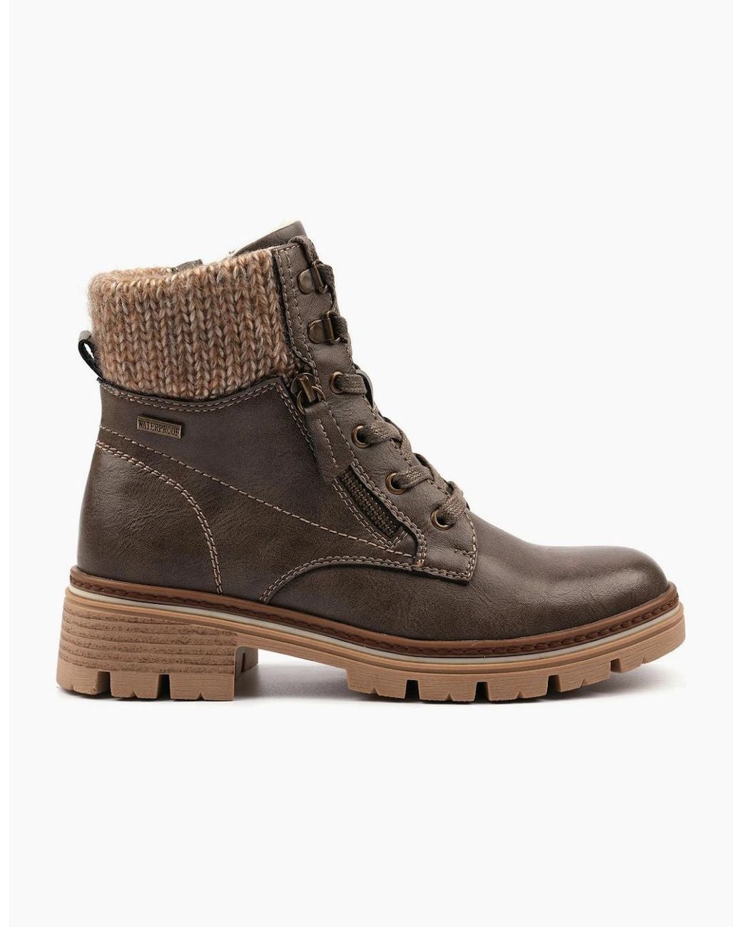 Lunar Brown Chantelle Ankle Boots