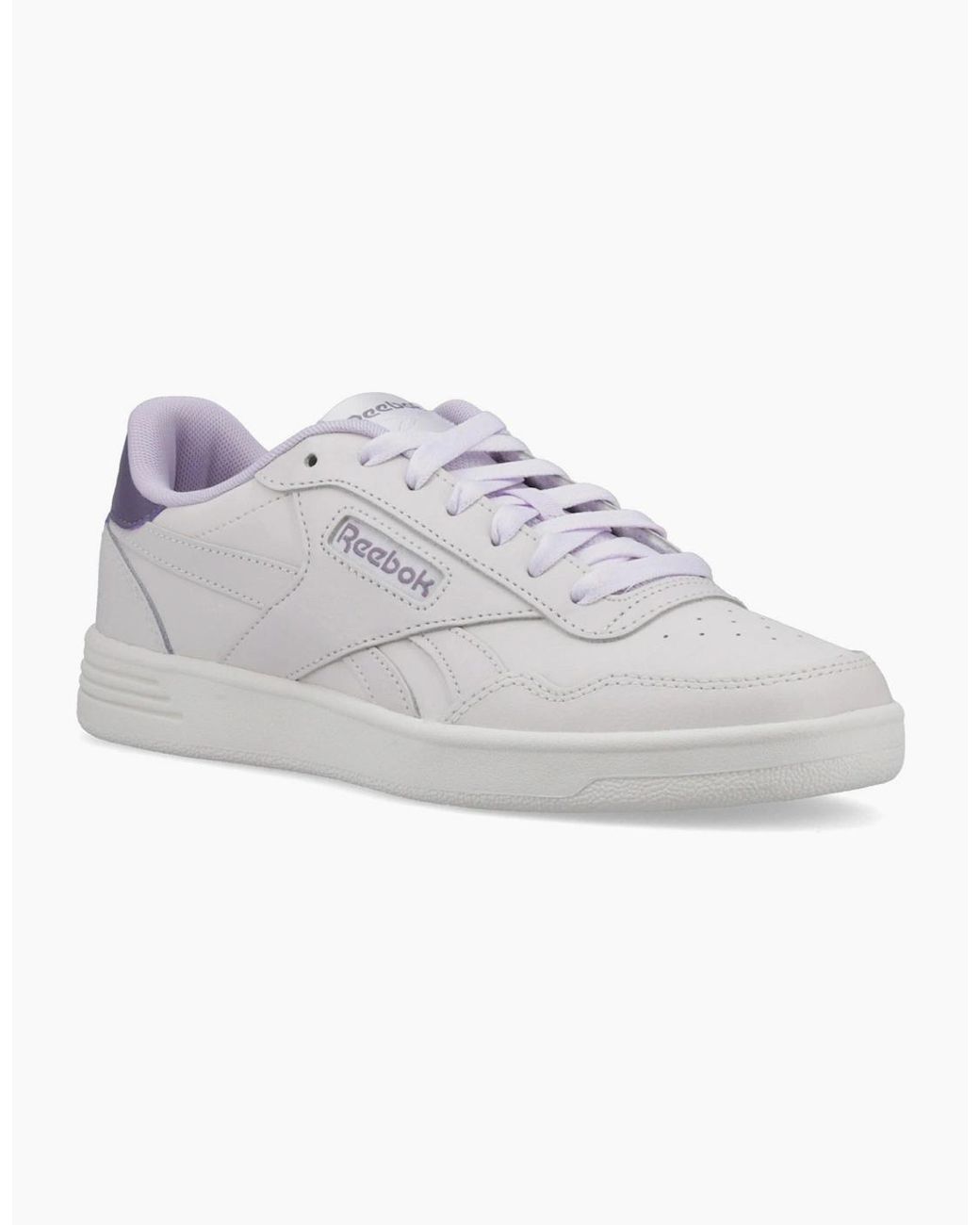 Reebok Gray Court Advance Trainers Luxe Dig Glam