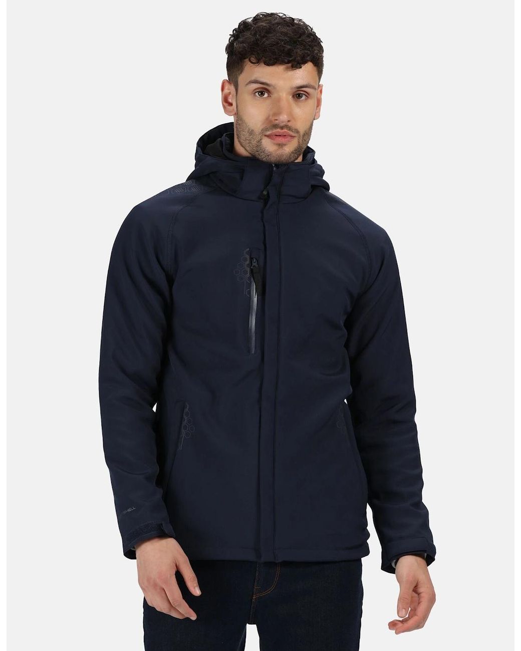 Regatta Blue Professional Repeller X-Pro Softshell Jacket for men