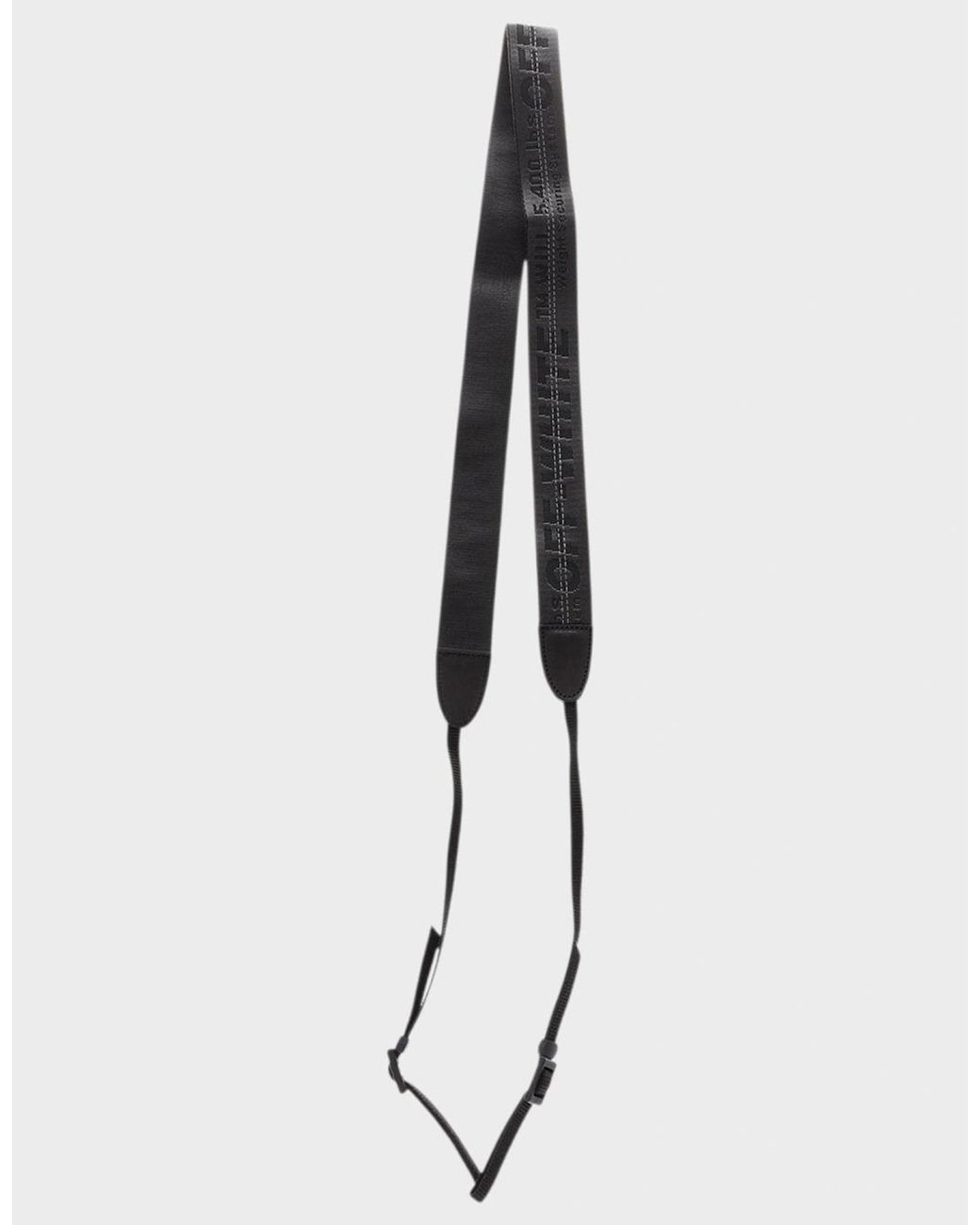 Off-White c/o Virgil Abloh Black Industrial Camera Strap (Ss19)