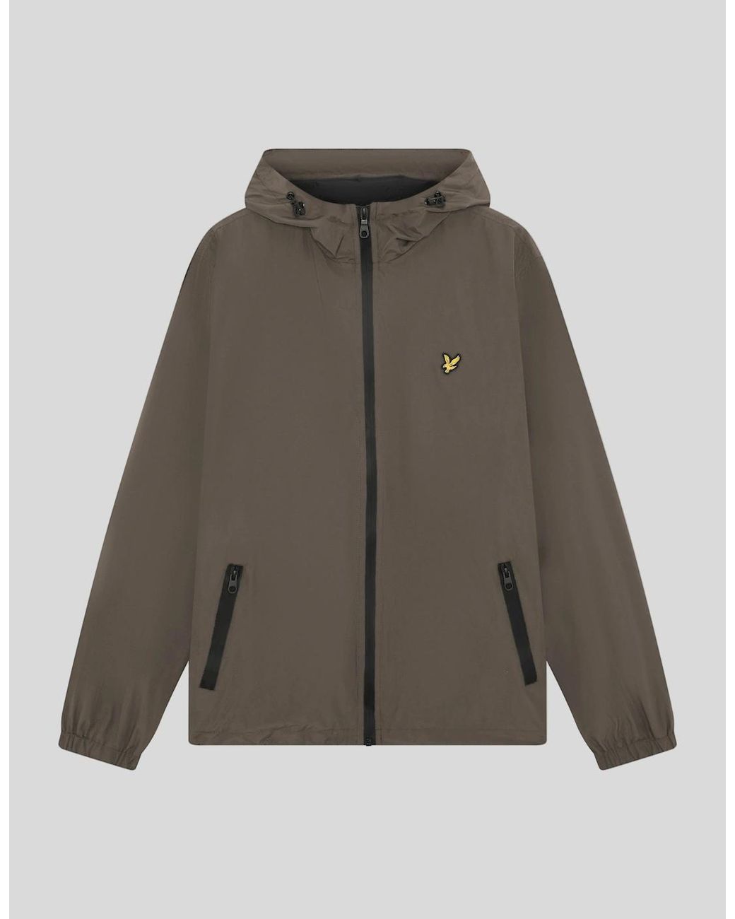 Lyle & Scott Brown Active Technical Windbreaker Jacket for men
