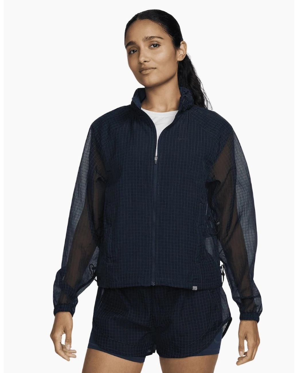 Nike Blue Running Division Lightweight Jacket