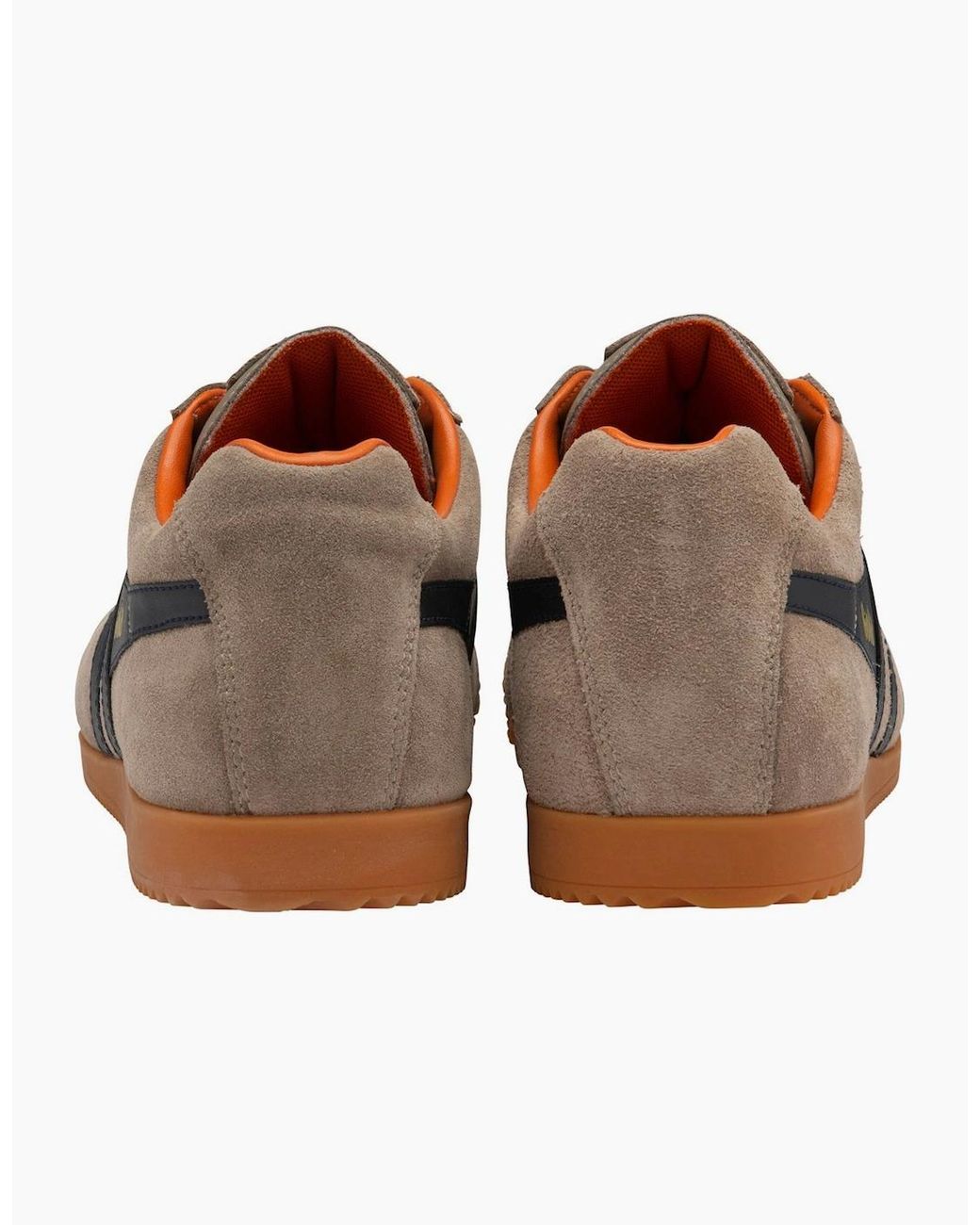 Gola Brown Harrier Suede Casual Trainers for men