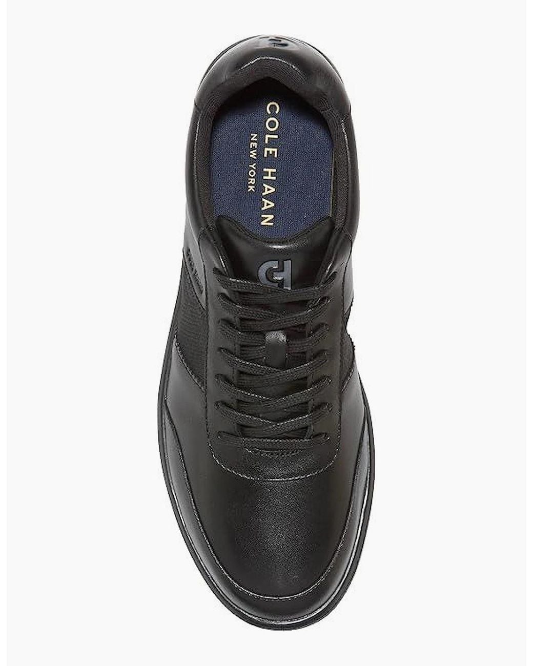 Cole Haan Black Grand Crosscourt Gates Leather Trainers for men