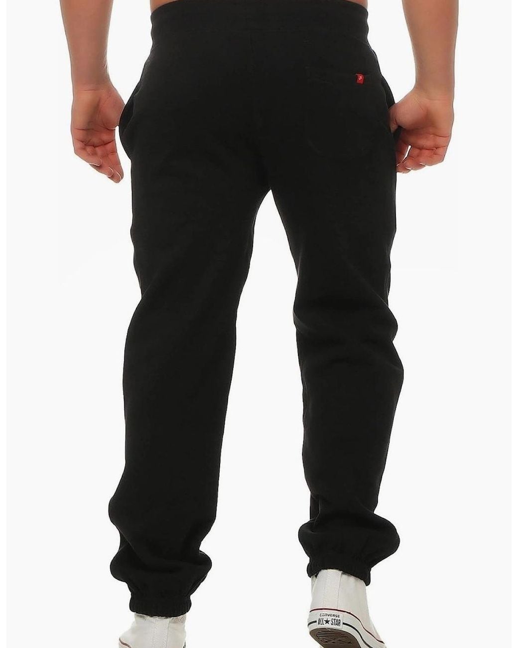 Nike Black Foundation Aw77 Cuffed Joggers for men
