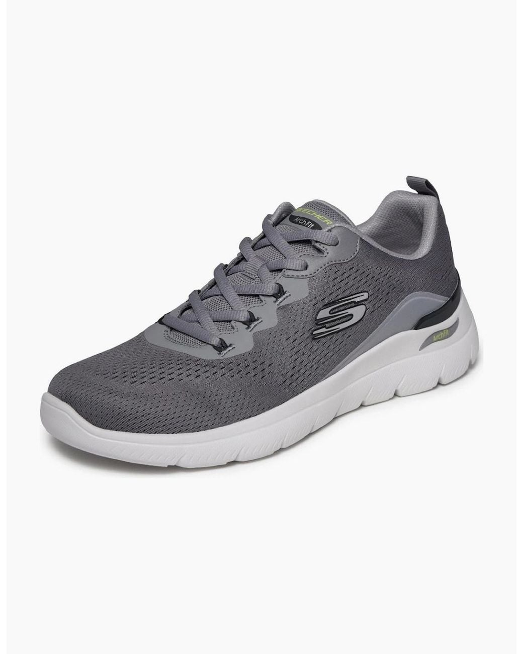 Skechers Gray Arch Fit Summits Kravel Trainers for men