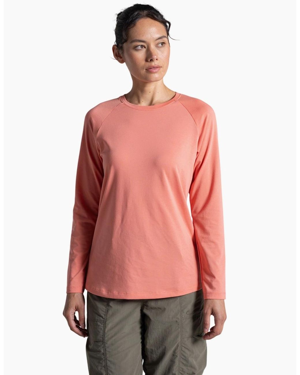 Craghoppers Pink Ladies Nour Nosilife Long-Sleeved T-Shirt