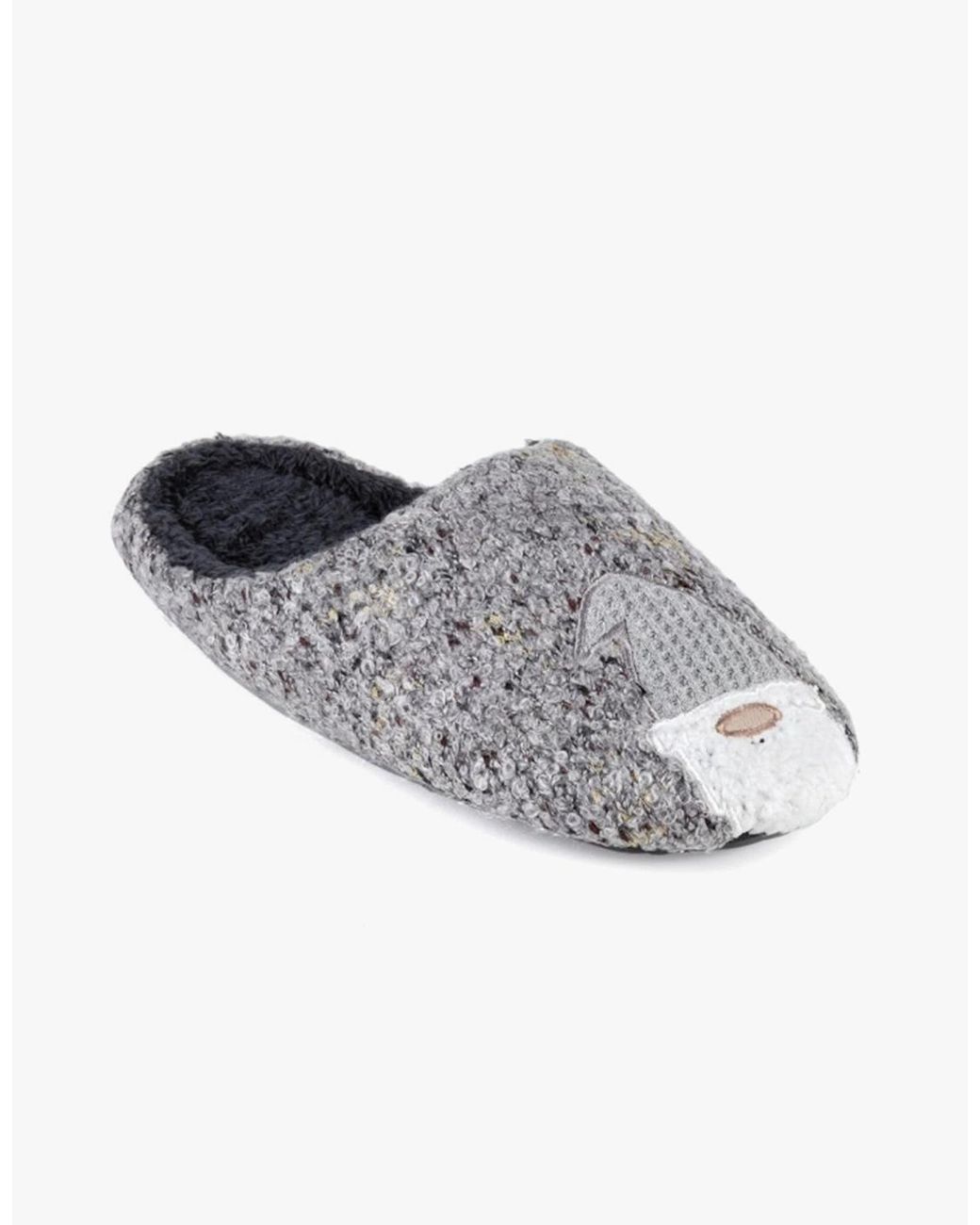 Totes Brown Toasties Novelty Gnome Mule Slippers for men