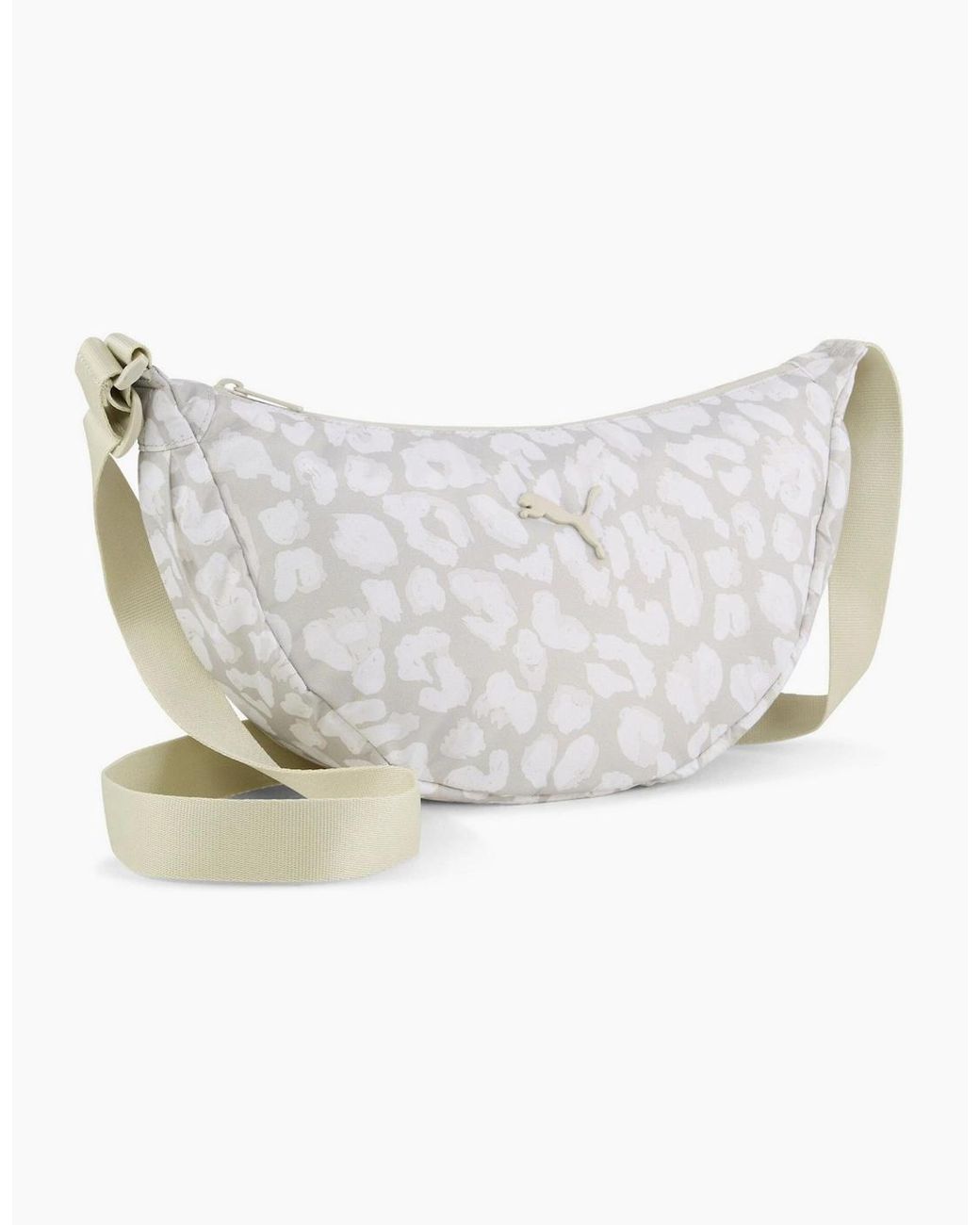PUMA White Pop Half Moon Shoulder Bag