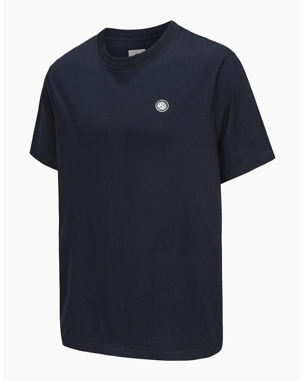 Pretty Green Blue Regular Fit Crew Neck T-Shirt for men