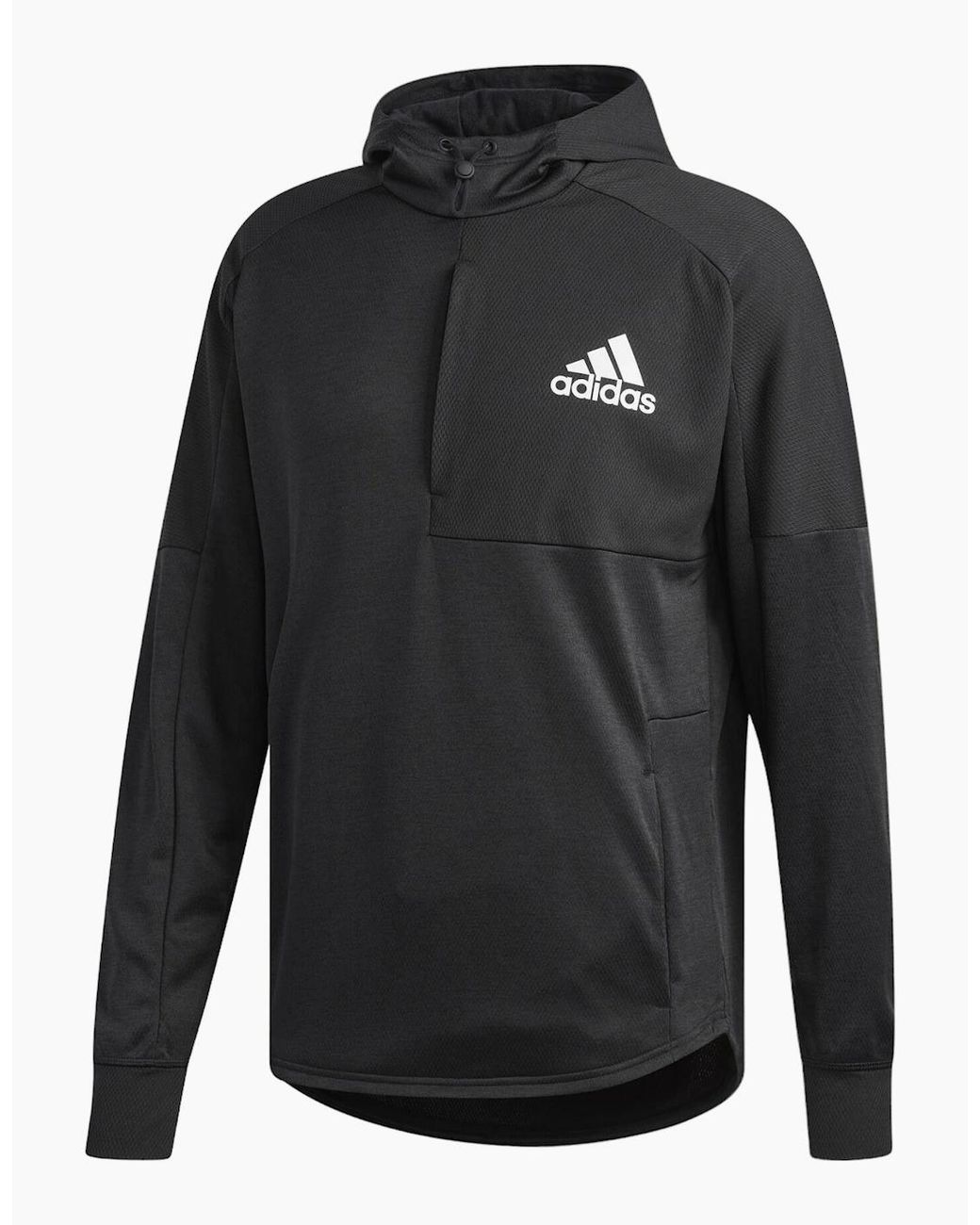 Adidas Black Du2555 Hoodies Long Sleeve Team Issue Gym Workout Hooded Sweatshirts for men