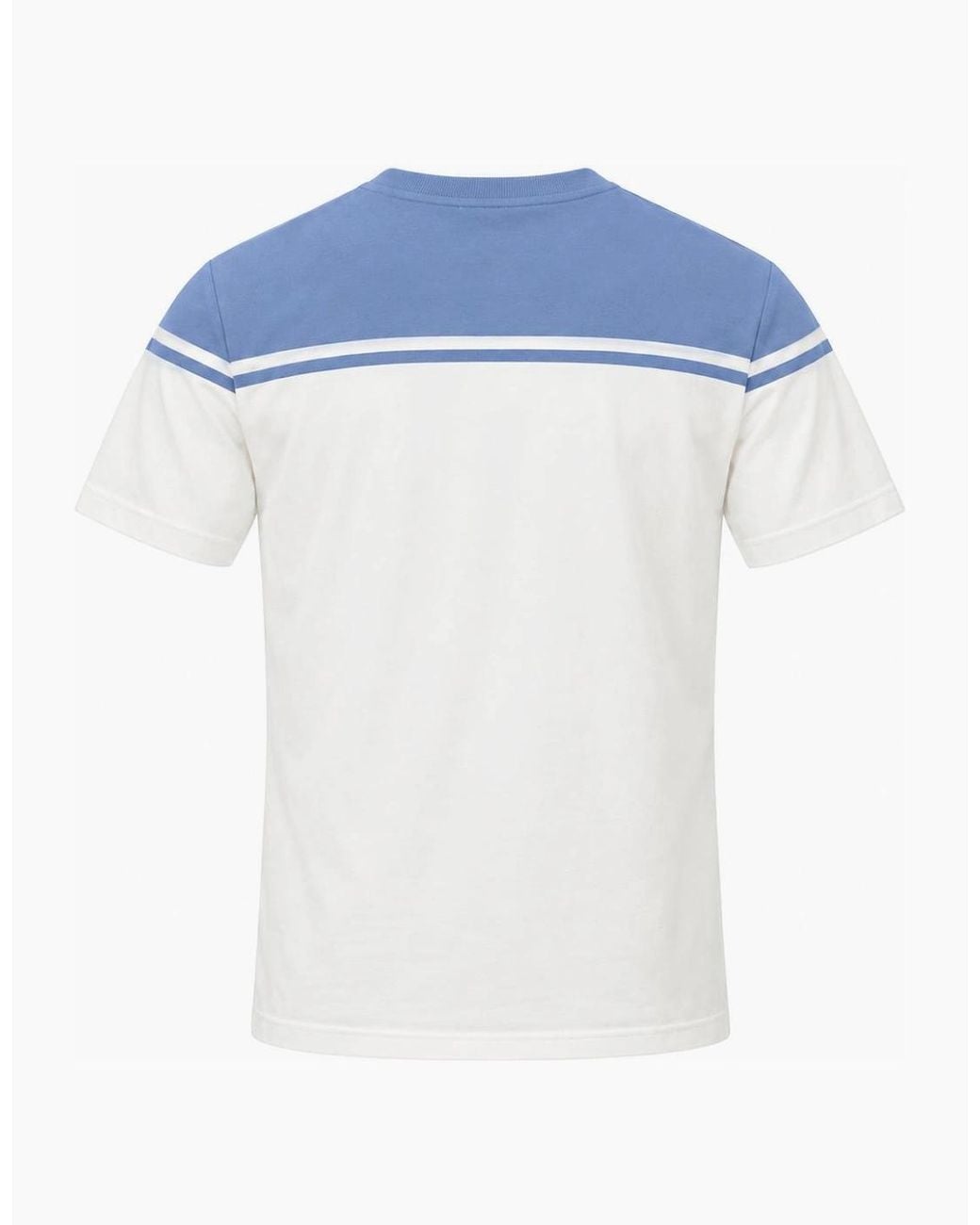 Sergio Tacchini Blue New Young Line T-Shirt Country/Gardenia for men