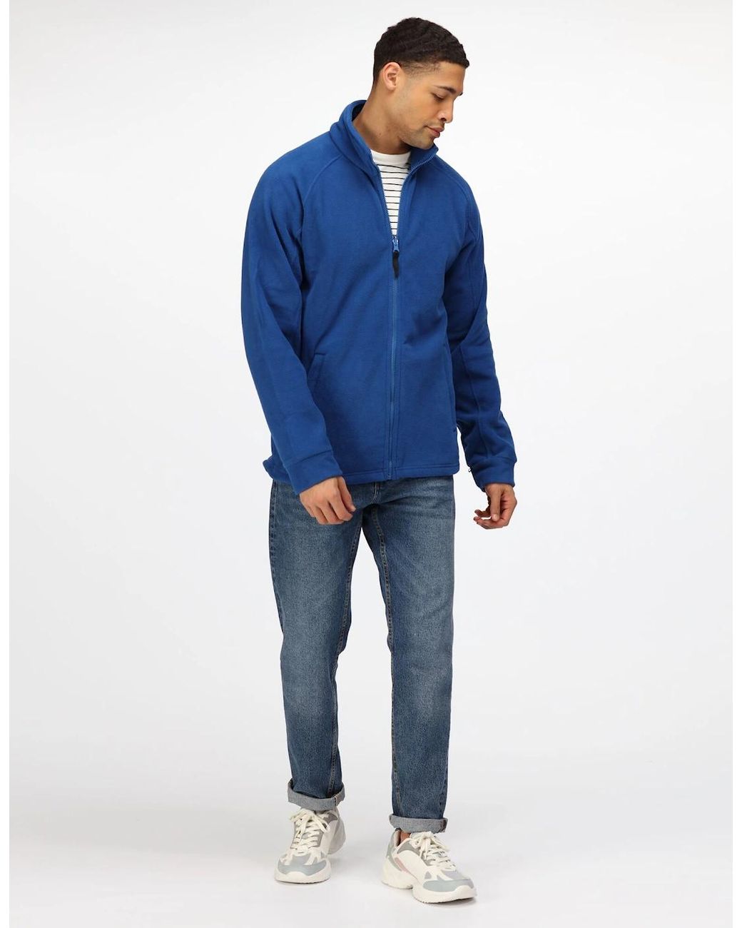 Regatta Blue Thor Iii Anti-Pill Fleece Jacket for men