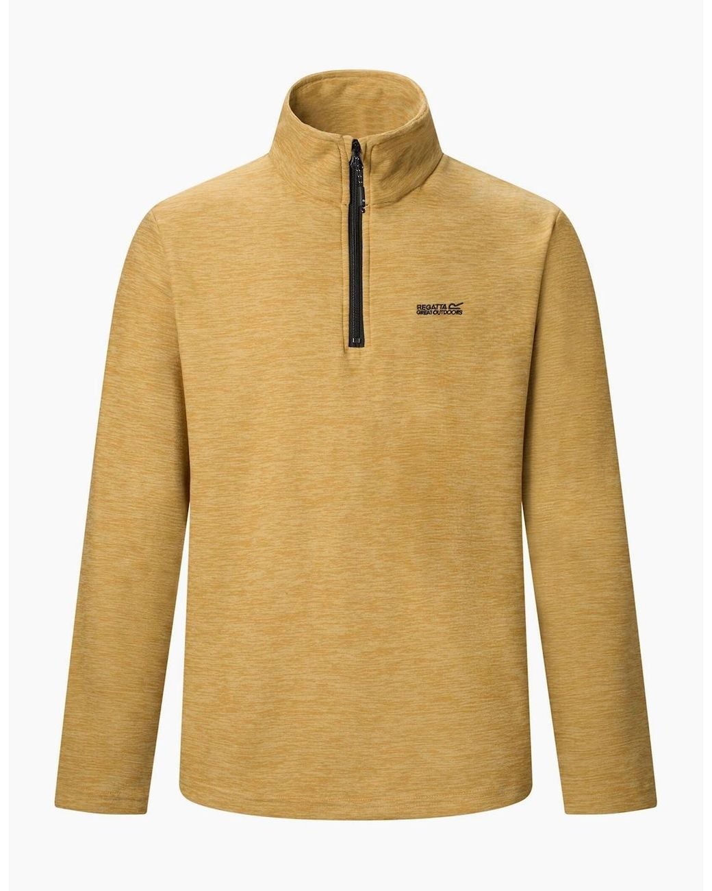 Regatta Natural Thompson Marl Half Zip Fleece Jacket for men