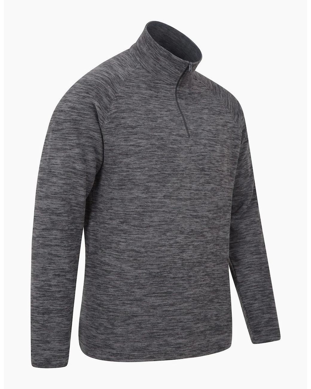 Mountain Warehouse Gray Snowdon Ii Fleece Top for men