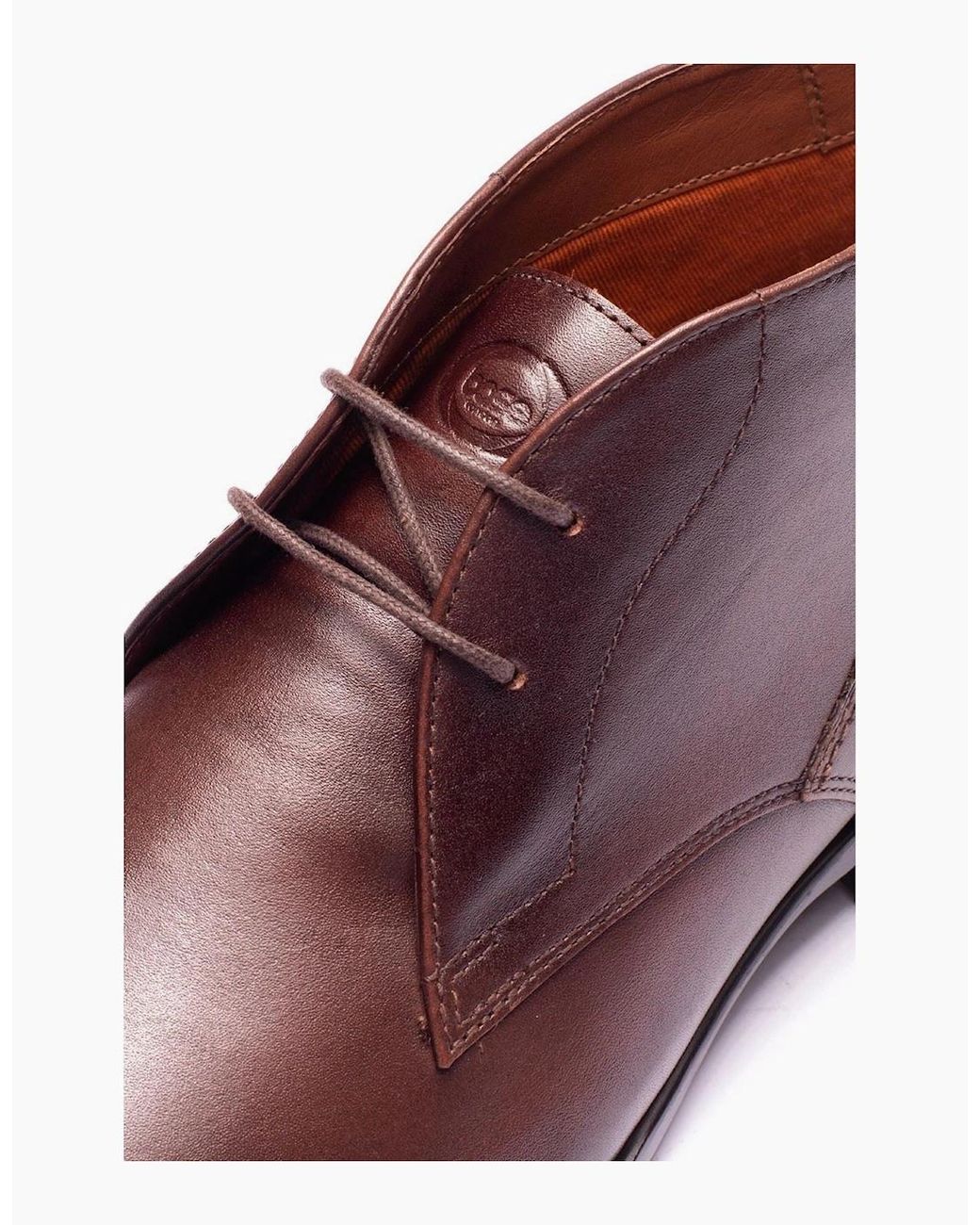 Base London Purple London Archer Leather Ankle Boots for men