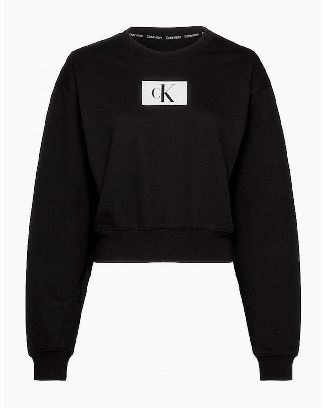 Calvin Klein Black Ck 1996 Lounge Sweatshirt