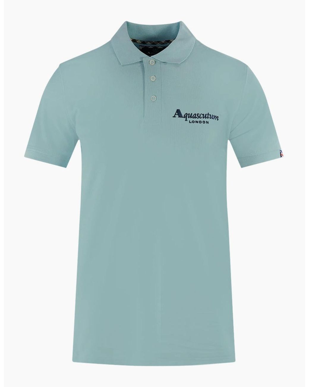 Aquascutum Blue London 1851 Light Polo Shirt for men