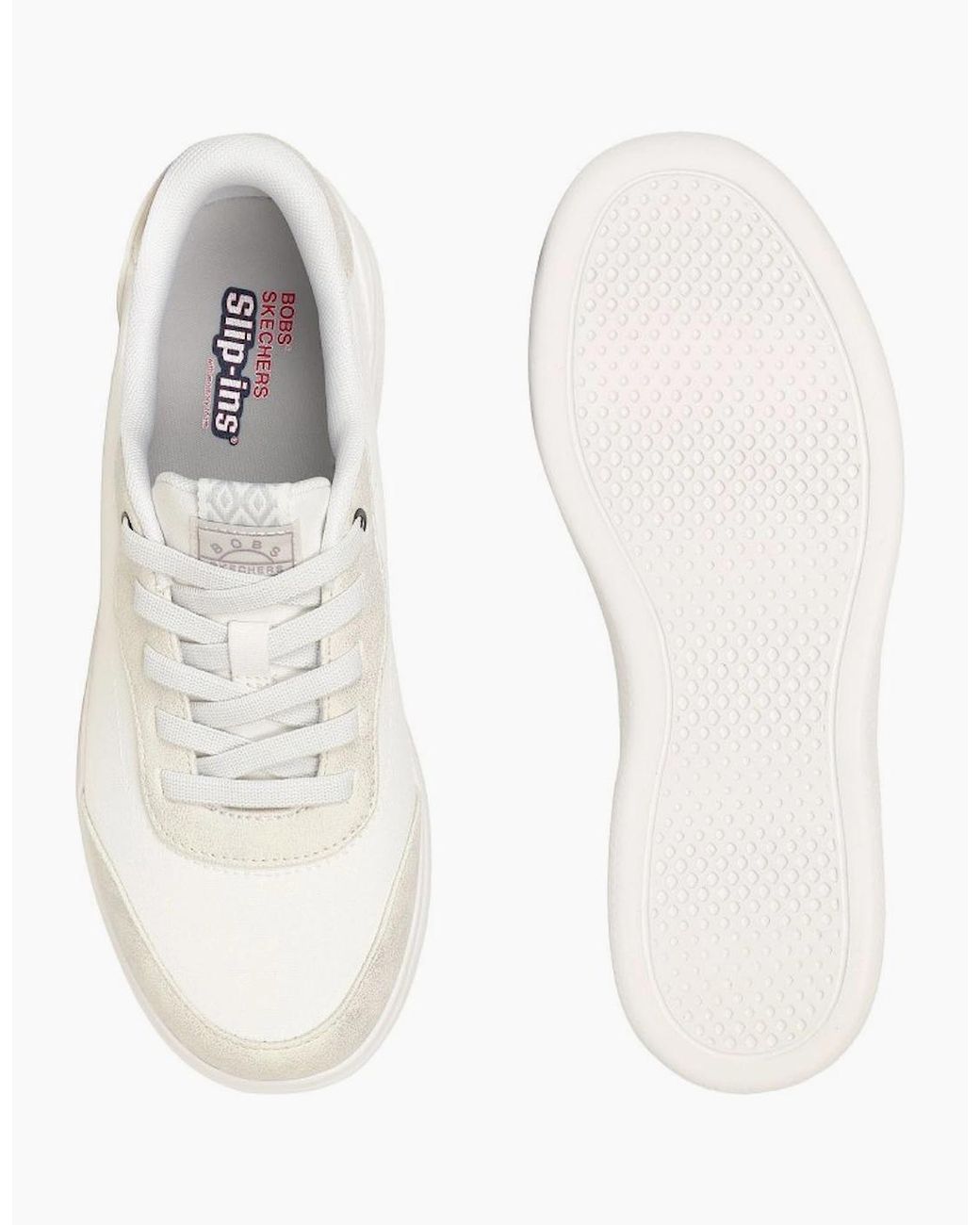 Skechers White Slip