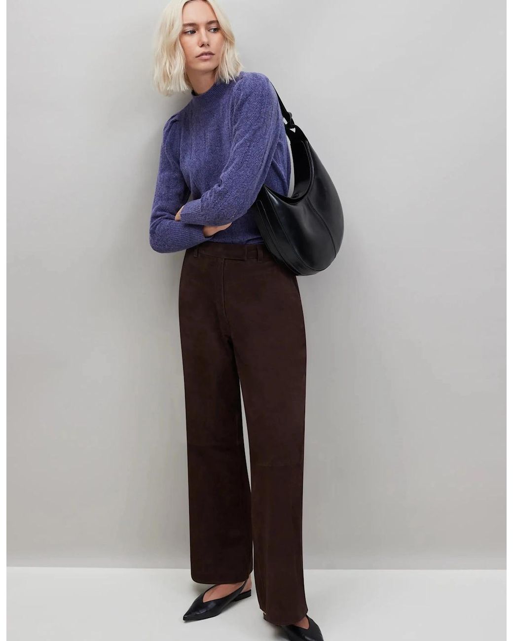 Ro&zo Blue Pointelle Knit Jumper