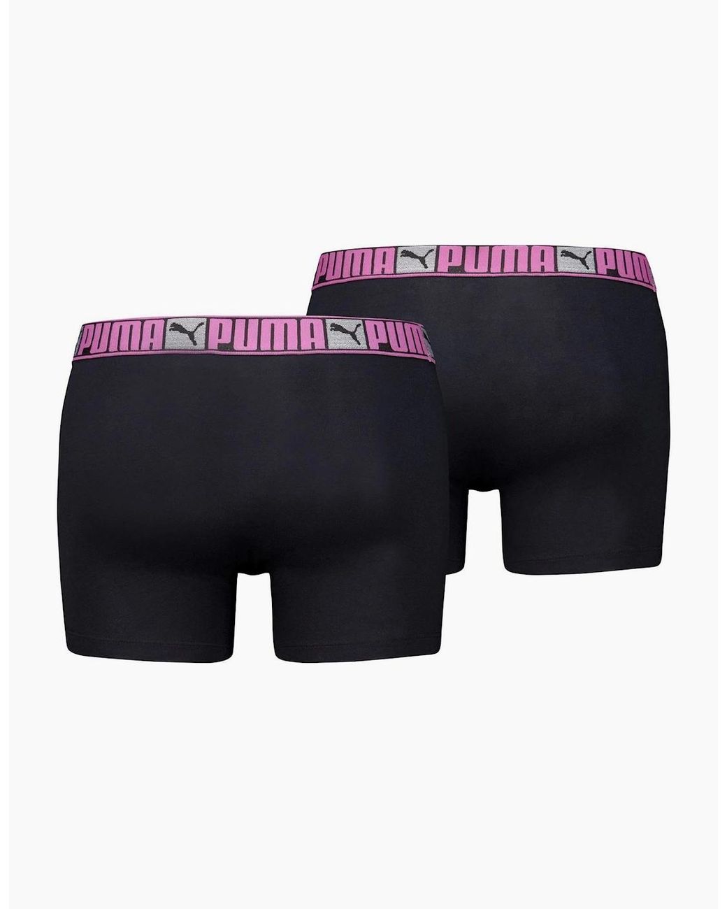 PUMA Blue Block Print Boxer Brief for men