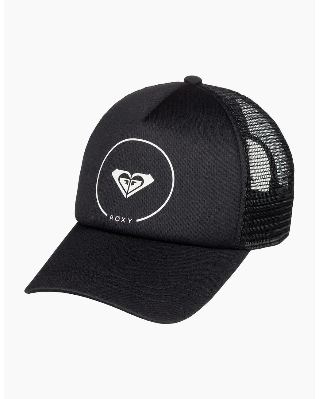 Roxy Black Truckin Mesh Trucker Baseball Cap