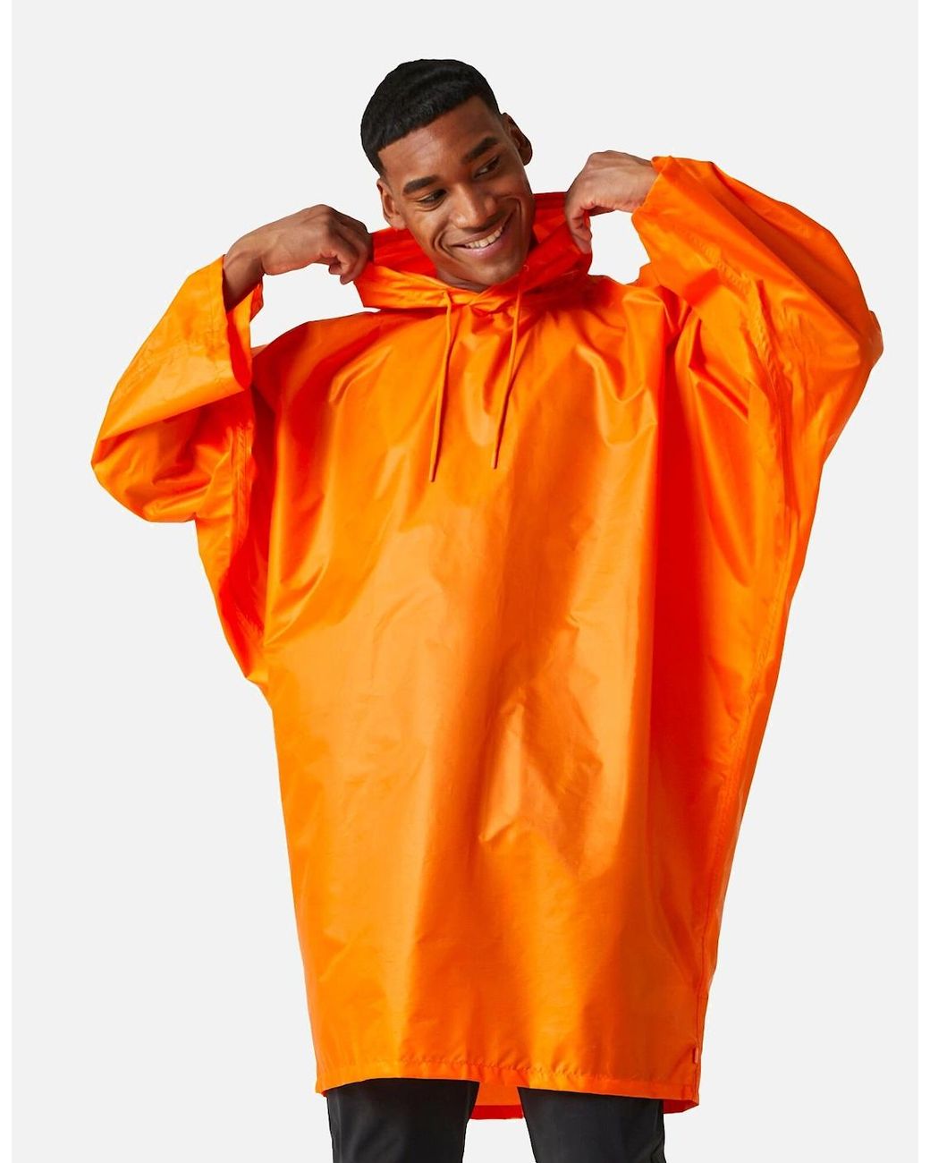 Regatta Orange Fedrik Waterproof Poncho for men