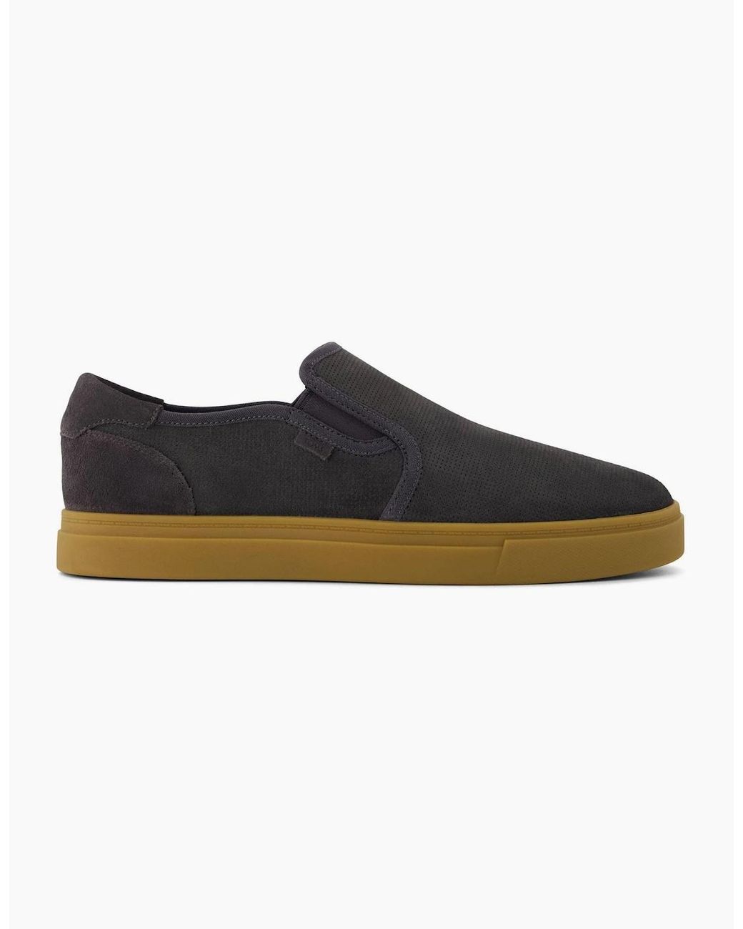 TOMS Black Baja 2.0 Leather Forged Iron Trainers for men