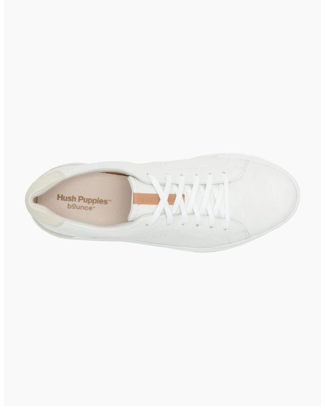 Hush Puppies White Wes Hp Trainers for men